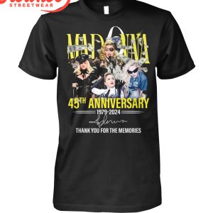 Madonna 45th Anniversary Memories T-Shirt