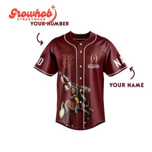 Florida State Seminoles Orange Bowl Personalized Baseball Jersey Red