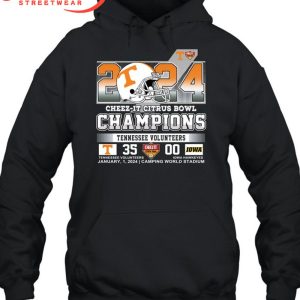2024 Tennessee Volunteers Champions Cheez-it Citrus Bowl T-Shirt