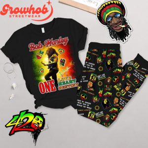 Bob Marley One Love One Destiny Fleece Pajamas Set