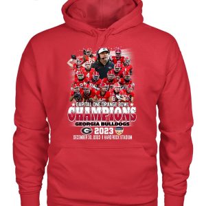 Georgia Bulldogs Capital One Orange Bowl Champions 2023 T-Shirt