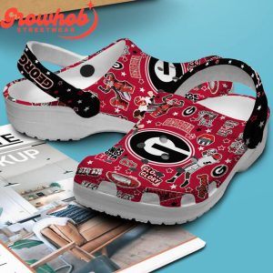 Georgia Bulldogs Go Dawgs Crocs Clogs Red Version