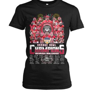 Georgia Bulldogs Orange Bowl 2023 Champions Celebration T-Shirt