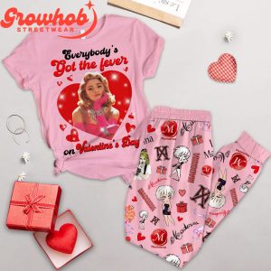 Madonna Got Valentine Fever Fleece Pajamas Set