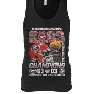 Orange Bowl Champions 2023 Georgia Bulldogs Fan T-Shirts