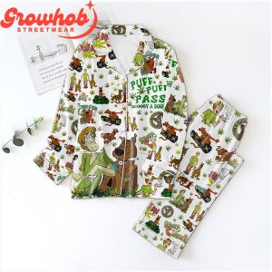 Scooby-Doo Puff Puff Pass Fan Polyester Pajamas Set