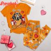 Tennessee Volunteers Be My Volentine Valentine Fleece Pajamas Set