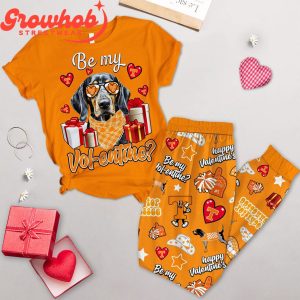 Tennessee Volunteers Be My Volentine Valentine Fleece Pajamas Set