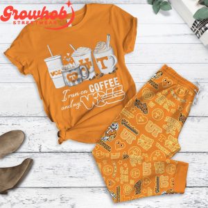 Tennessee Volunteers I Love Coffee Fleece Pajamas Set