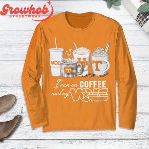 Tennessee Volunteers I Love Coffee Fleece Pajamas Set Long Sleeve