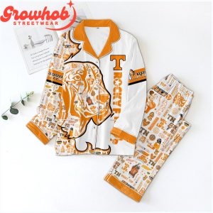 Tennessee Volunteers Rocky F’n Top Polyester Pajamas Set