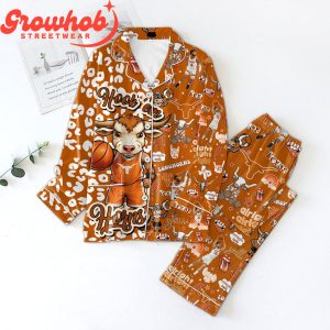 Texas Longhorns Hook ‘Em Horns Polyester Pajamas Set