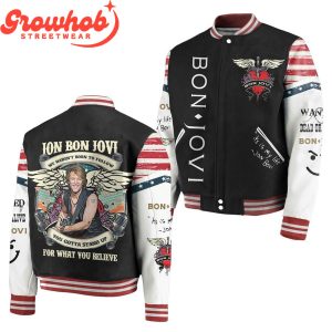 Jon Bon Jovi You Gotta Stand Up Baseball Jacket