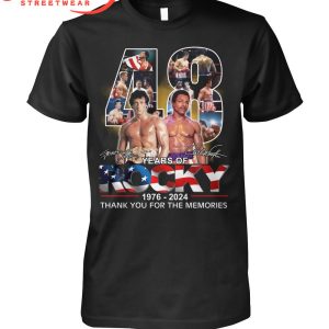 Rocky Balboa Sylvester Stallone 48th Anniversary T-Shirt