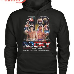 Rocky Balboa Sylvester Stallone 48th Anniversary T-Shirt