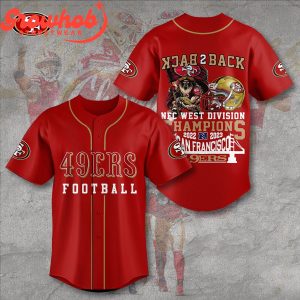 San Francisco 49ers NFC West Champs Fan Love Personalized Baseball Jersey