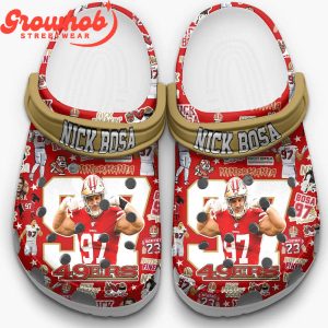 San Francisco 49ers Nick Bosa Fan Crocs Clogs