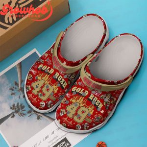 San Francisco 49ers Niner Gang Gold Rush Crocs Clogs