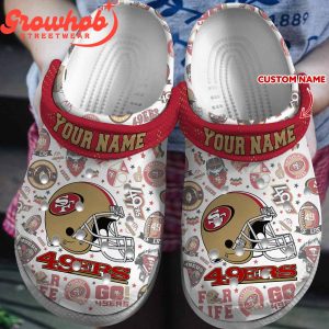 San Francisco 49ers Niners Fan Personalized Crocs Clogs