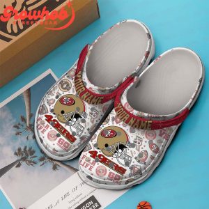San Francisco 49ers Niners Fan Personalized Crocs Clogs