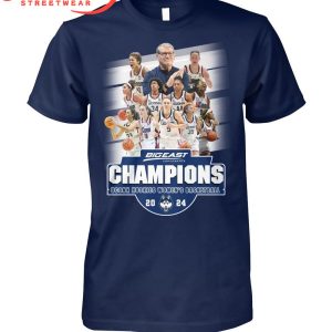 Uconn Huskies 2024 Bigeast Conference Champions T-Shirt